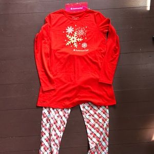 American Girl Holiday Pajamas - Sz L (14/16)
